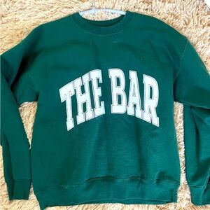 The Bar varsity sweatshirt